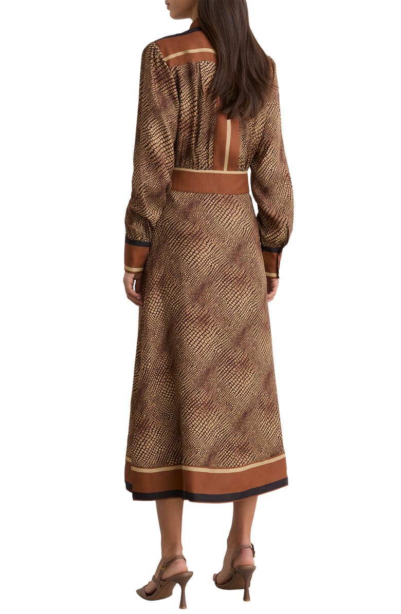 Reiss Leia Long Sleeve Shirtdress, Alternate, color, Neutral