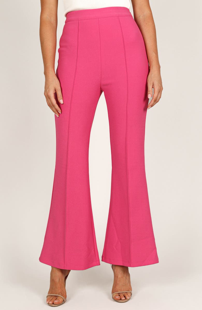 Petal & Pup Rutherford Flare Leg Ponte Pants, Alternate, color, Fuchsia