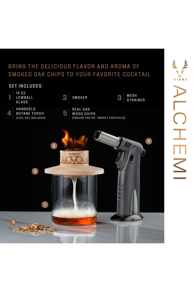 Alchemi Single Serve Smoked Cocktail Kit, Alternate, color, Clear