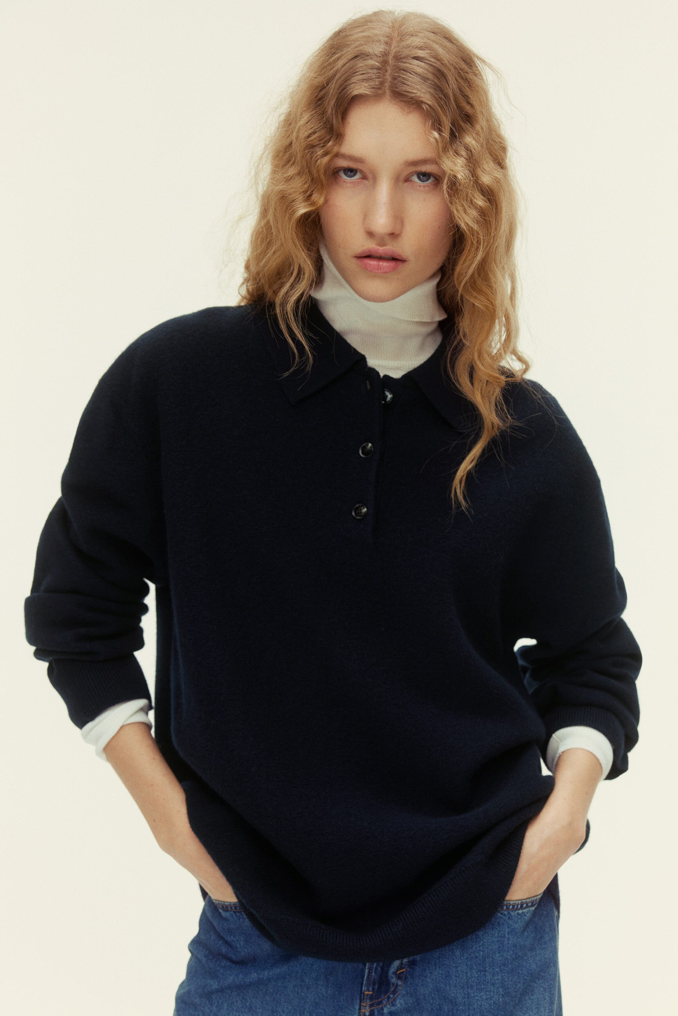Wool Polo Jumper - image 4