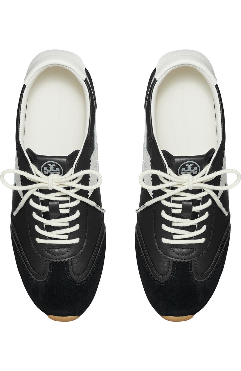 Tory Burch Hank Field Sneaker, Alternate, color, Black / Blanc / Black