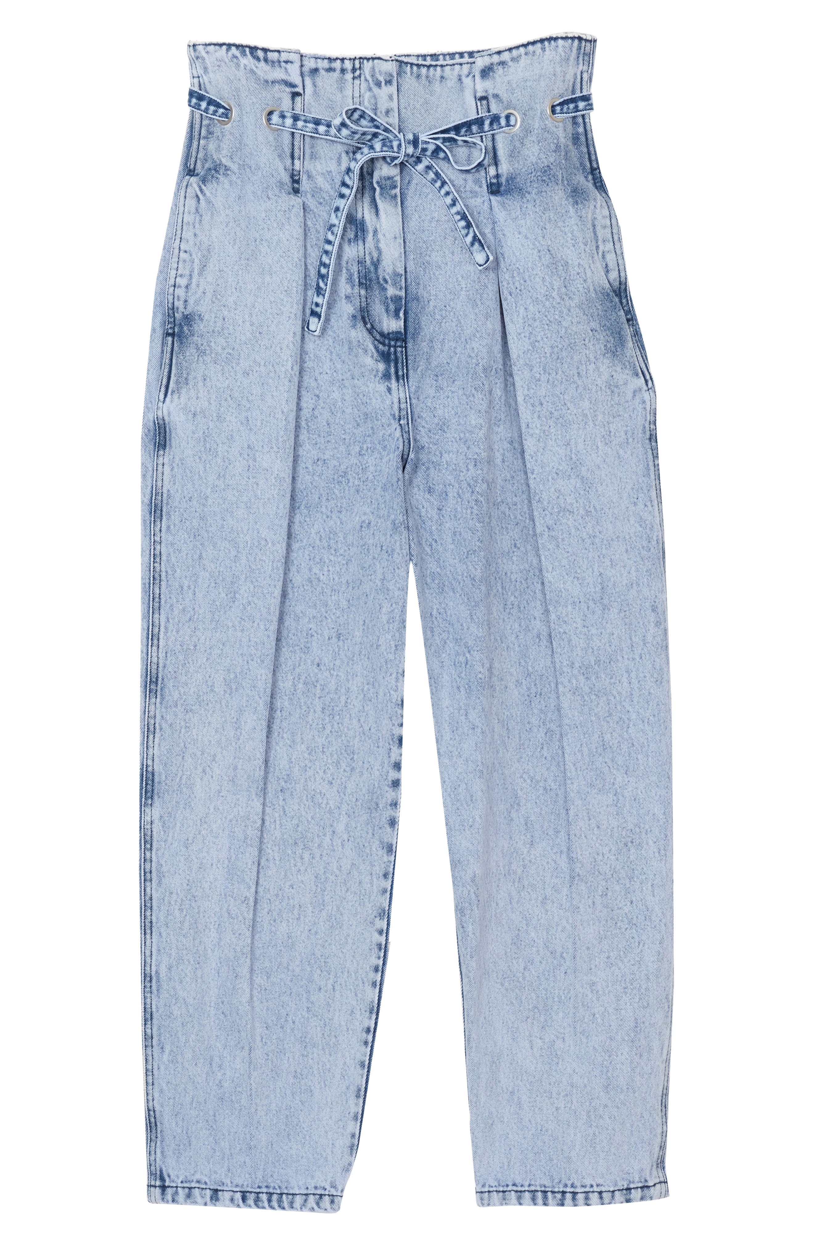 Origami Drawstring Denim Pants