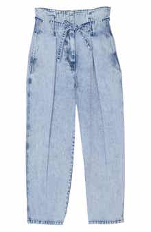 Origami Drawstring Denim Pants