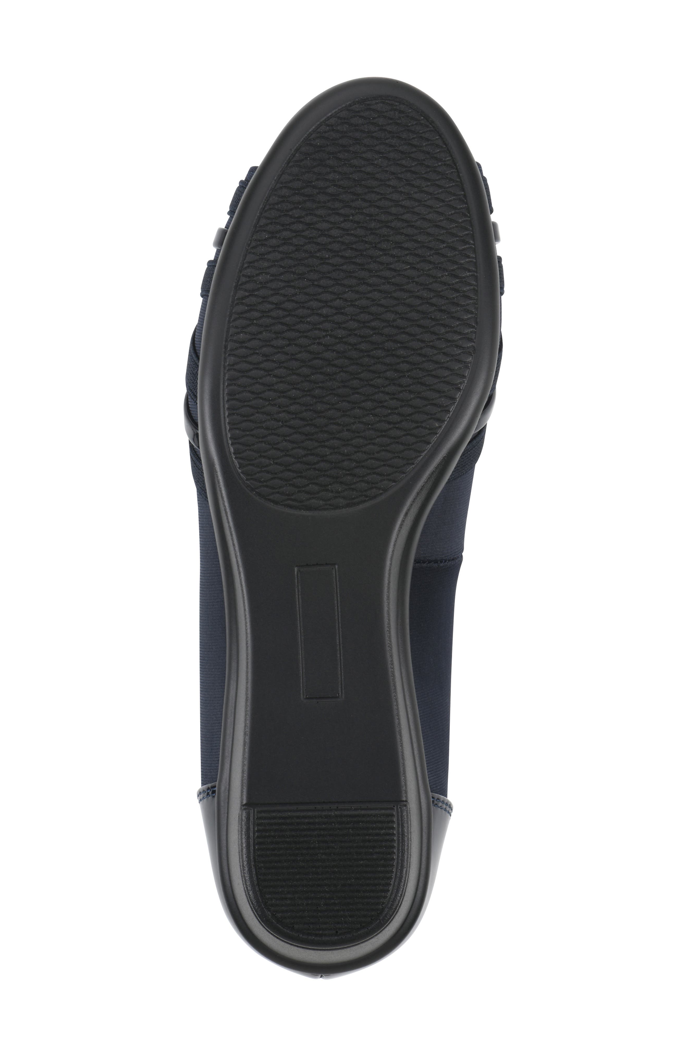Boldest Wedge Peep Toe Pump, Alternate, color, NAVY/ NYLON