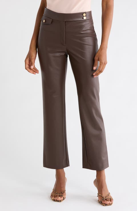 Anisa Faux Leather Pants