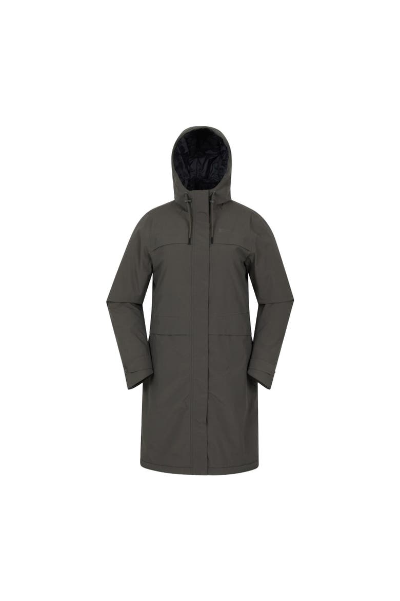 Avery Waterproof Long Length Jacket, Main, color, Khaki