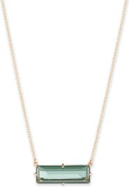 Lauren Ralph Lauren Baguette Pendant Necklace