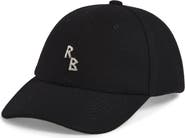 Ruslan Baginskiy Crystal Embellished Wool Adjustable Baseball Cap