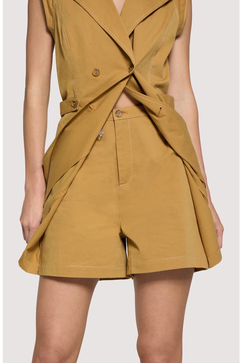 Downtown Edge Romper, Alternate, color, TAN