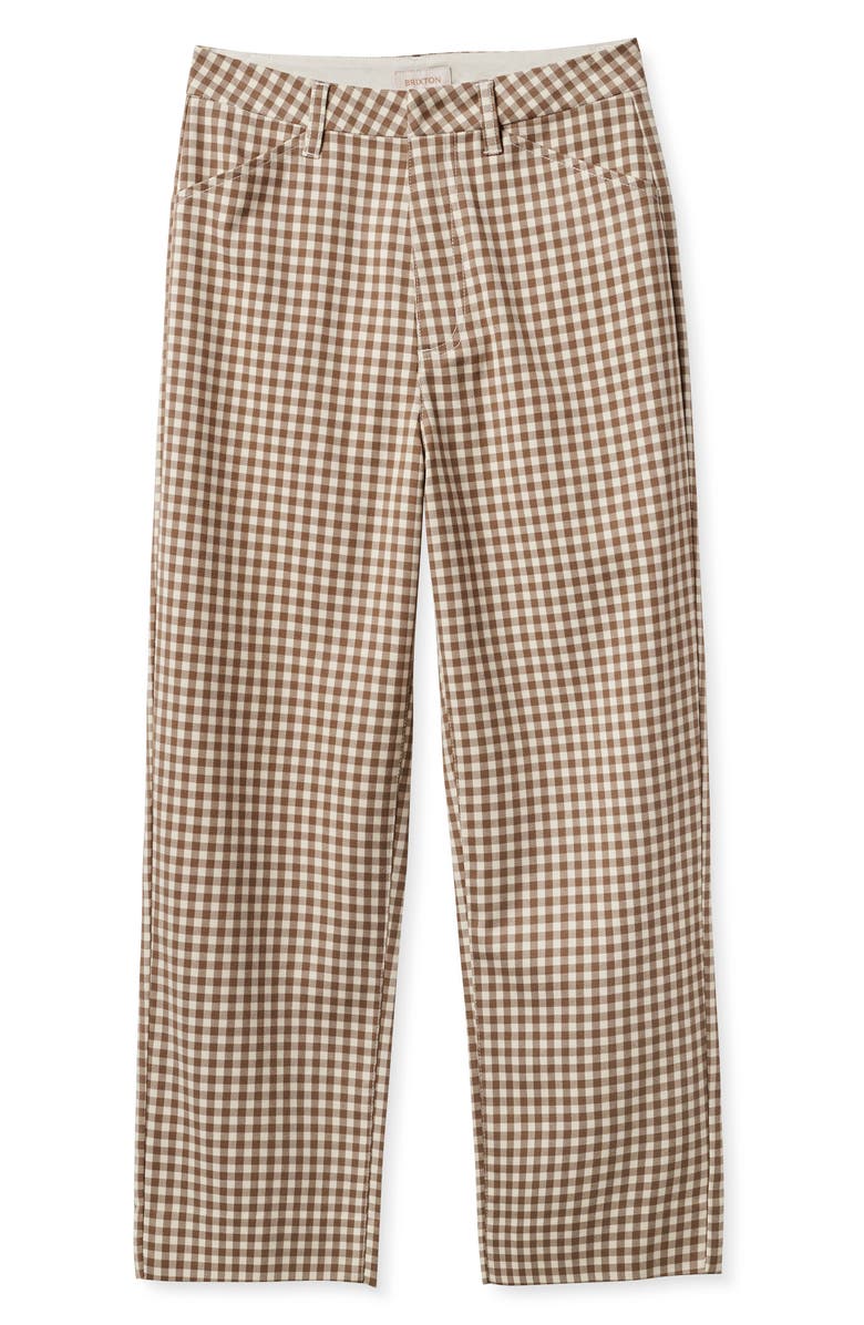 Brixton Thurston Gingham Pants, Alternate, color, 