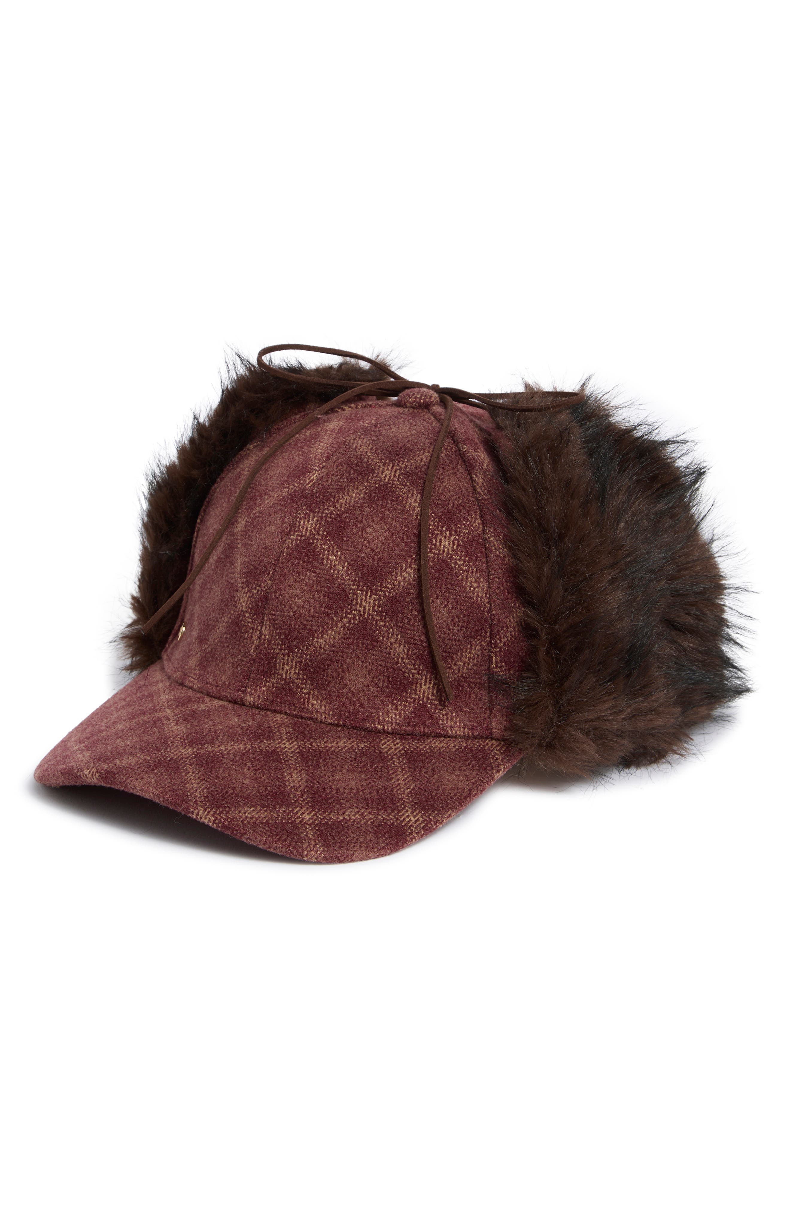 Rory Brushed Plaid Baseball Cap