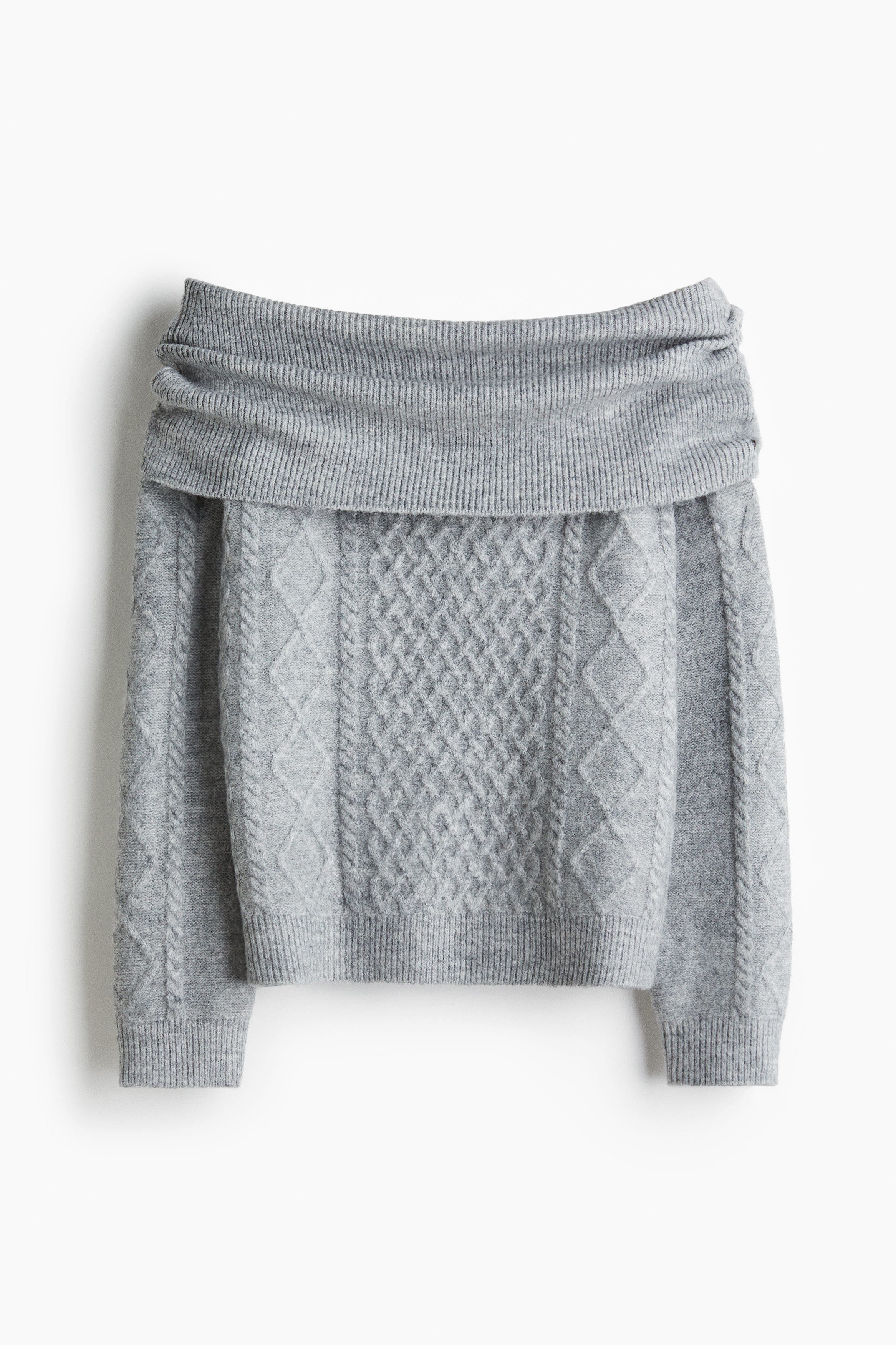 Off-the-shoulder Jumper