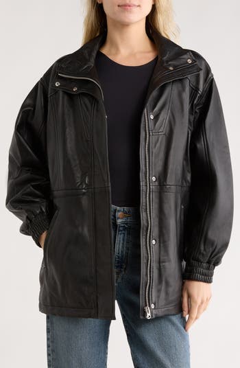 rag & bone Millie Leather Jacket | Nordstromrack