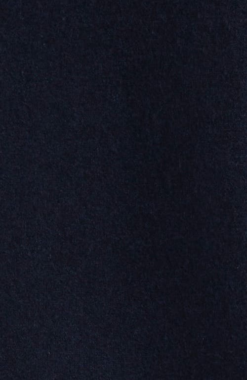 Sunspel Double Face Lambswool Blend Bomber Jacket In Navy