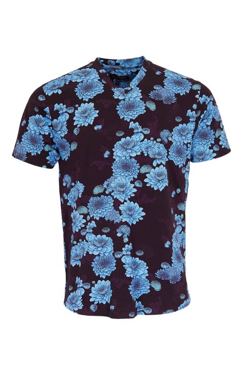 Maze V-neck Tee