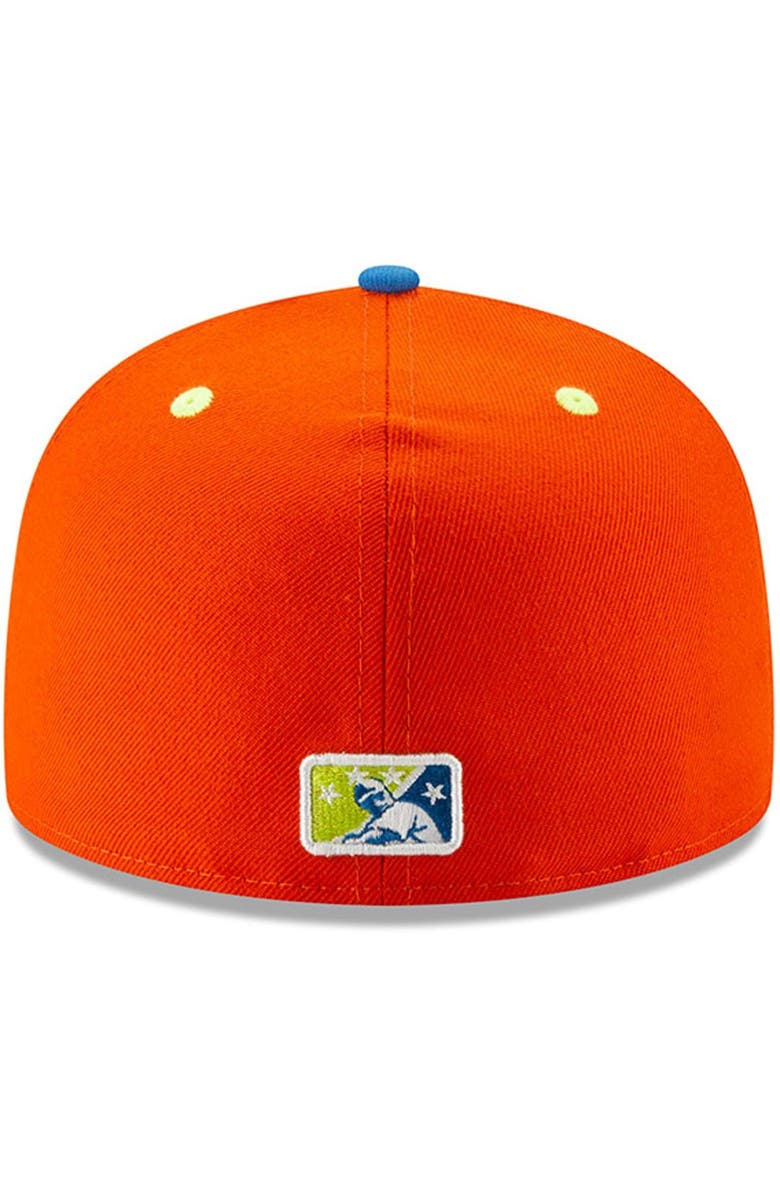 New Era Men's New Era Orange/Blue West Michigan Calaveras Copa de la Diversion 59FIFTY Fitted Hat, Alternate, color, Orange