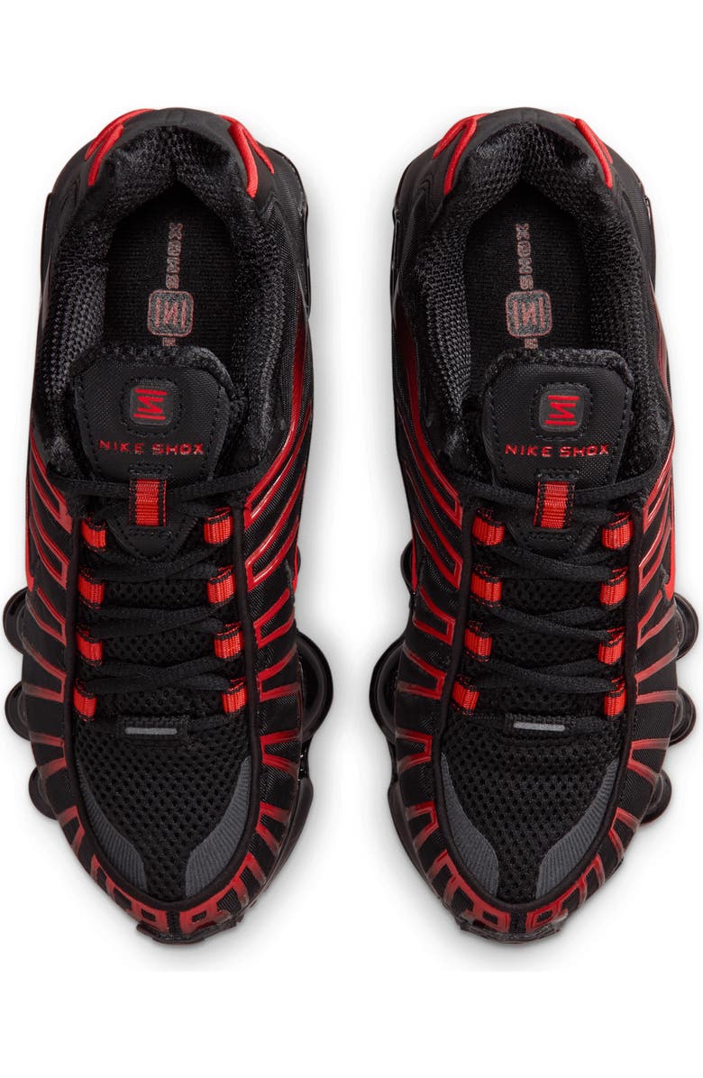 Nike Kids' Shox TL Sneaker, Alternate, color, Black/ Black/ Light Crimson
