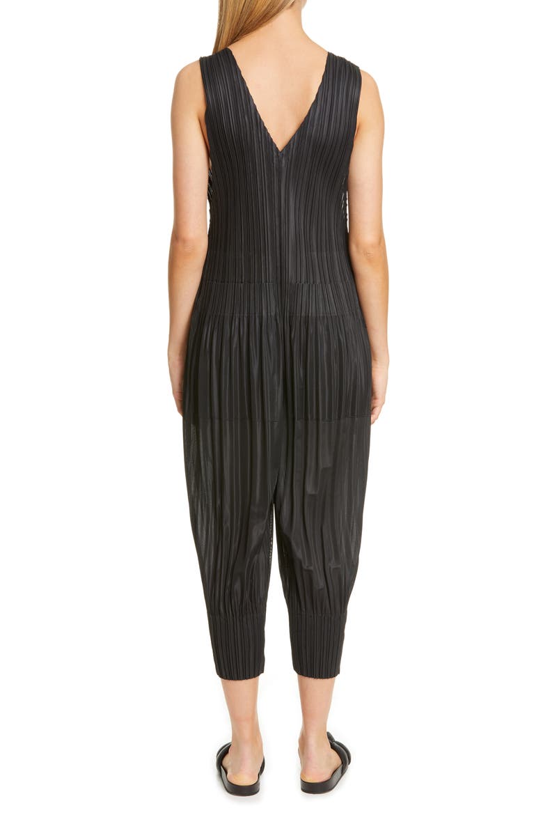 Pleated Jumpsuit, Alternate, color, 15 BLACK
