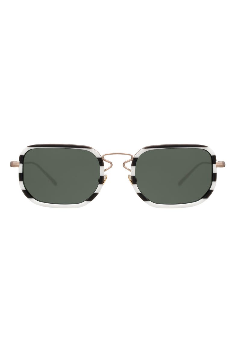 Venetian Sunglasses, Main, color, Black White / Olive