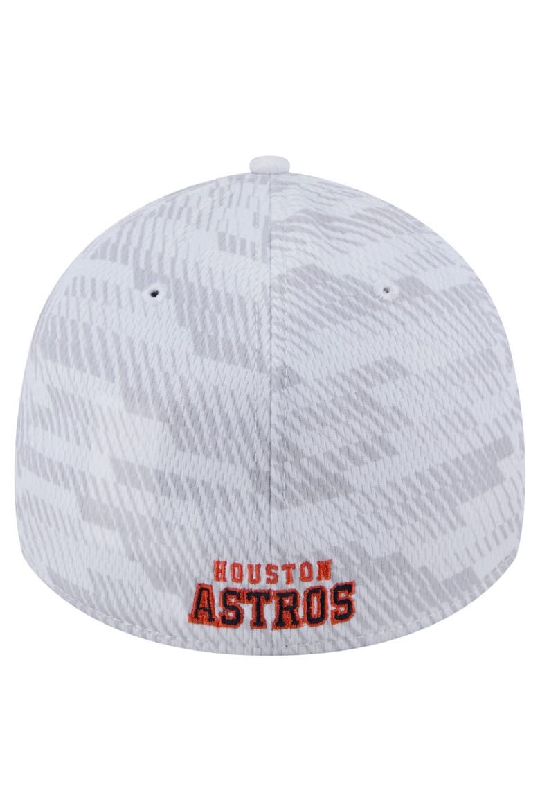 Men's New Era  White Houston Astros Graded 39THIRTY Stretch Fit Hat, Alternate, color, White