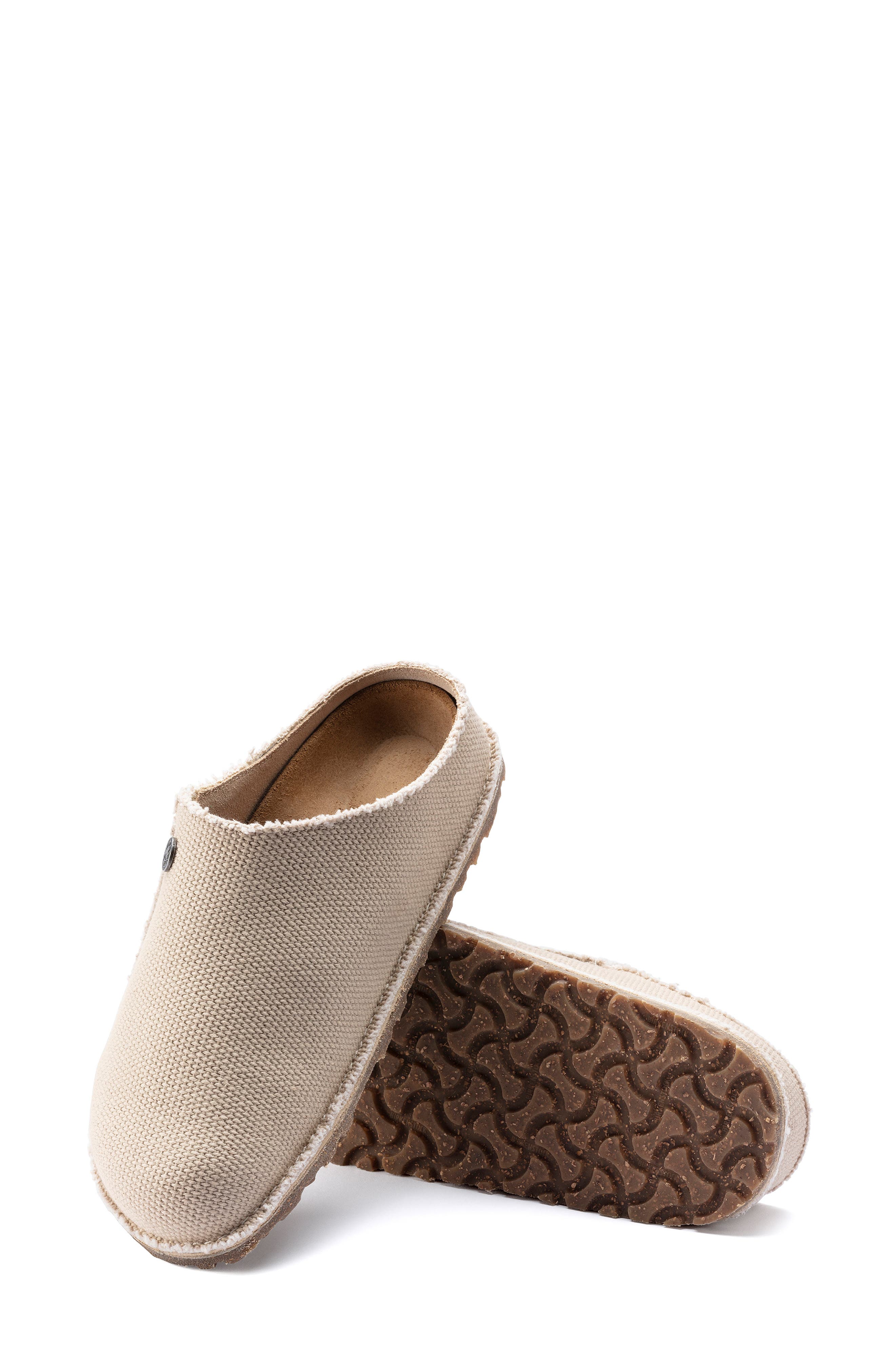 Birkenstock Zermatt Canvas Clog - Discontinued, Alternate, color, Eggshell