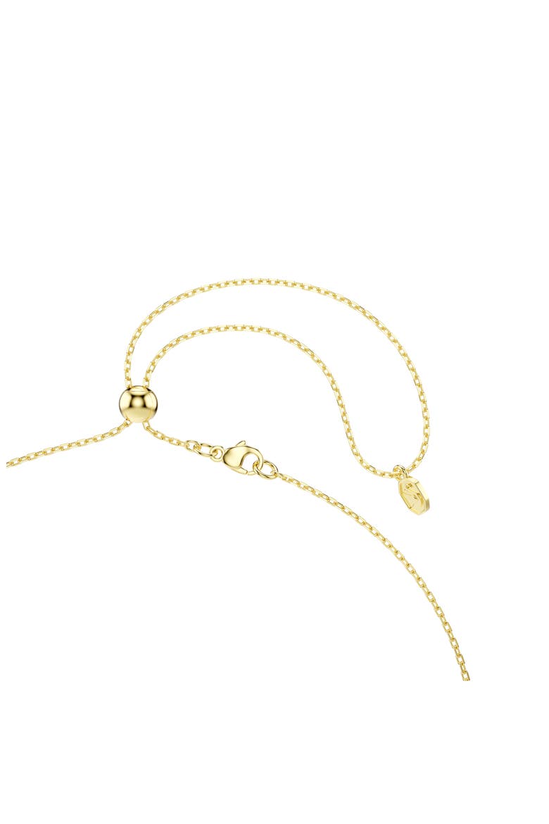 Gema Crystal Charm Pendant Necklace, Alternate, color, GOLD/ WHITE