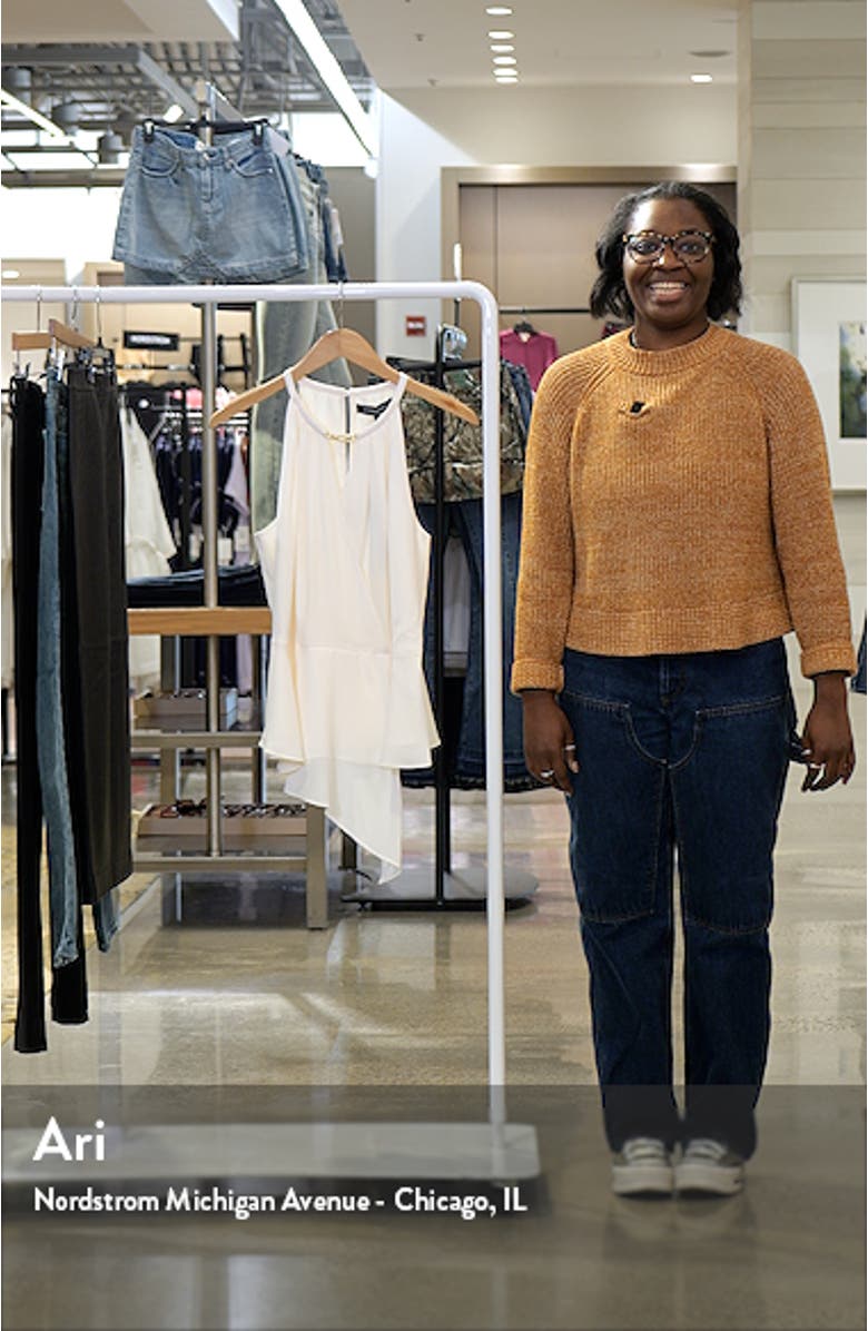 Keyhole Sleeveless Peplum Top, sales video thumbnail