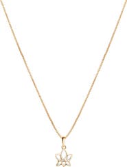 Karma and Luck Emerging Beauty Lotus Pendant Necklace