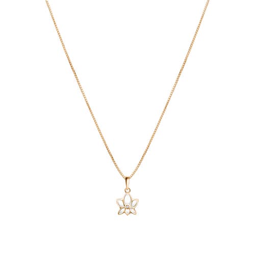 Karma And Luck Emerging Beauty Lotus Pendant Necklace