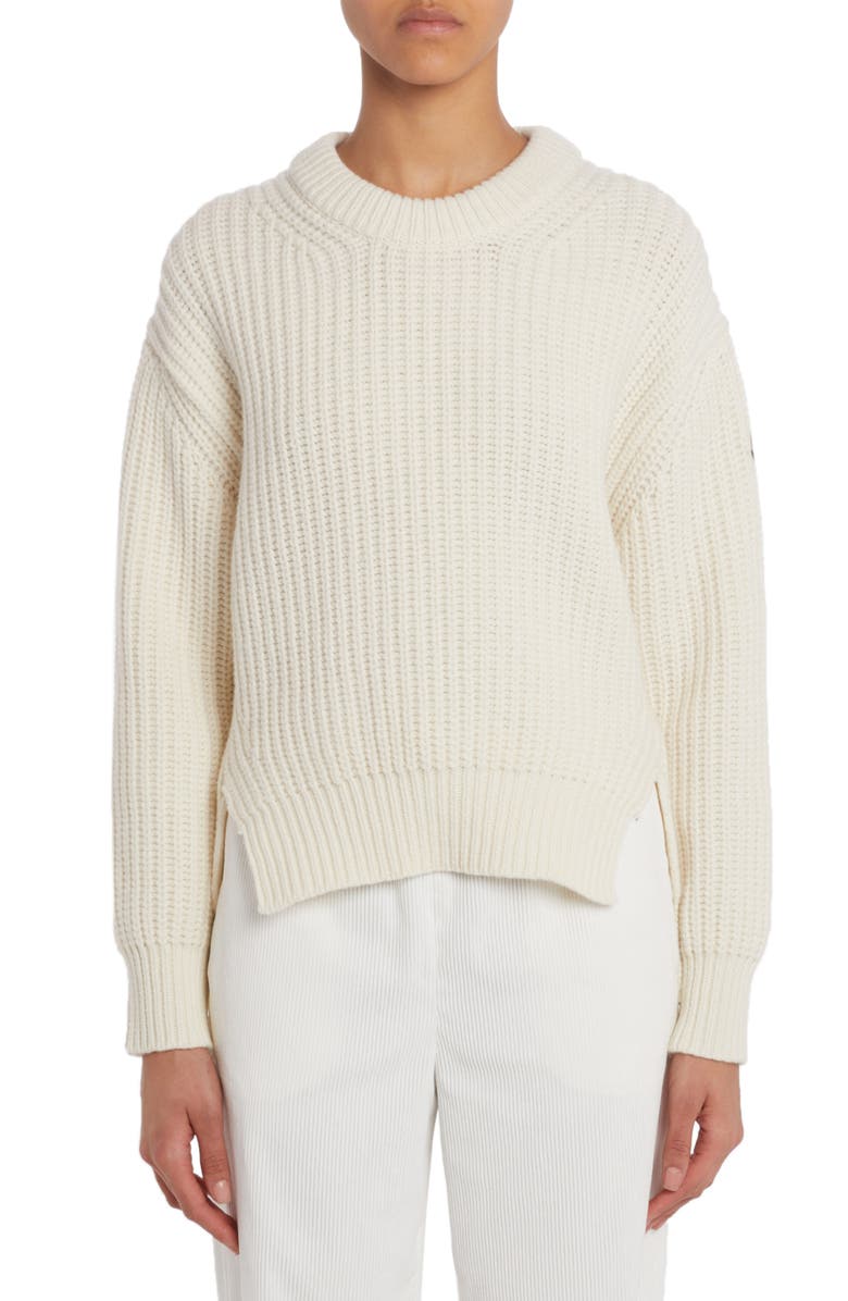 Moncler Chunky Wool Sweater, Main, color,