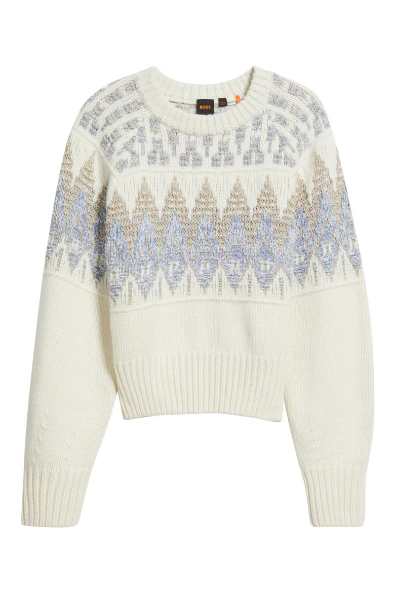 Farombo Wool Blend Crewneck Sweater, Alternate, color, IVORY