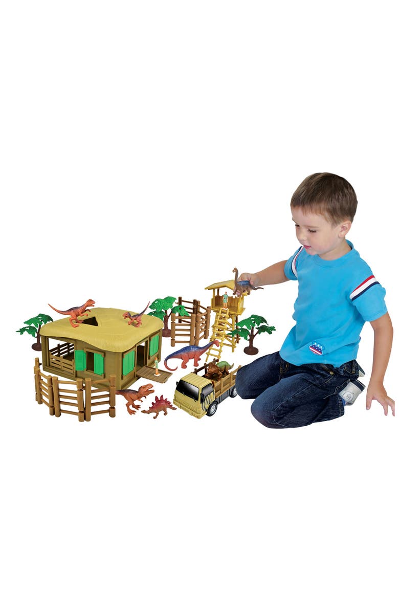 Red Box Dinosaur Figure Playset, Alternate, color, Multicolored