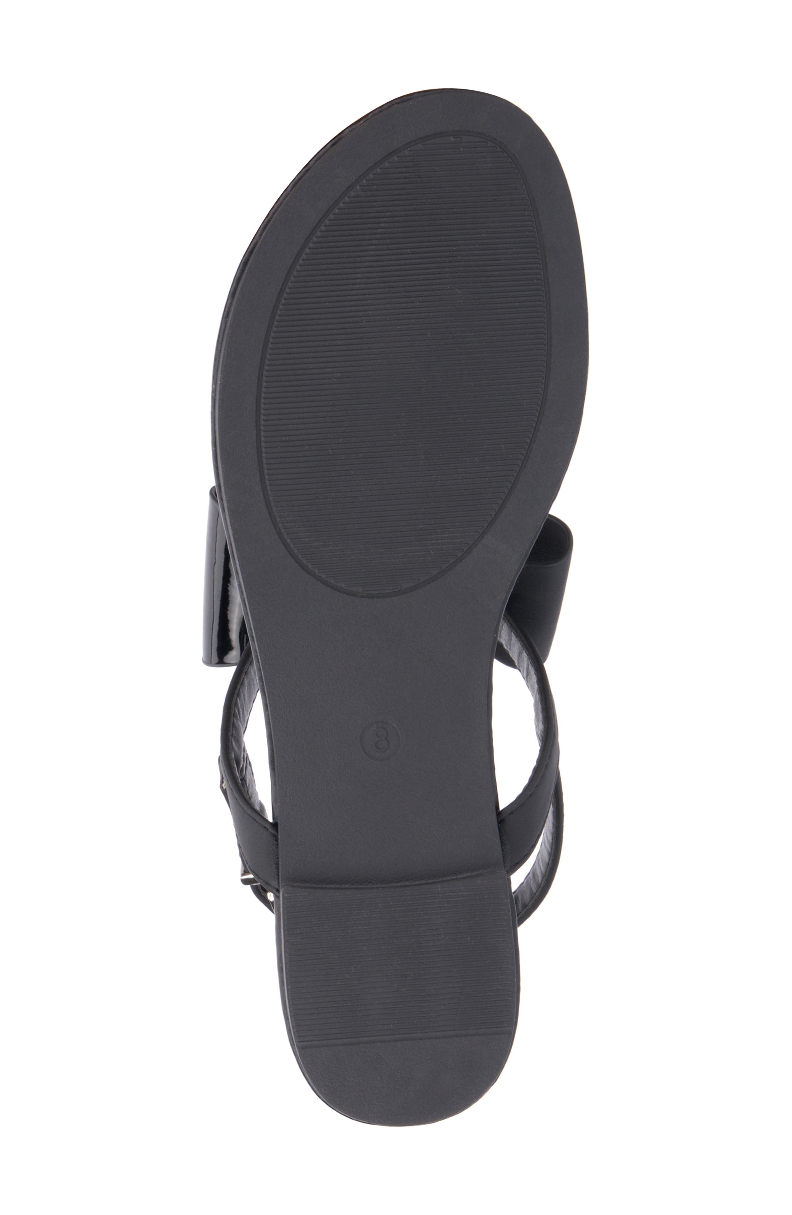 NEW YORK AND COMPANY Abril Thong Sandal, Alternate, color, Black Combo