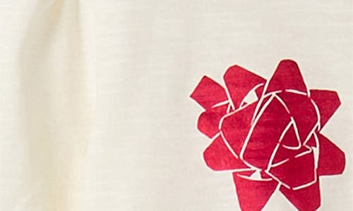 Hatley Kids' Festive Bows Cotton Graphic T-shirt In Brown