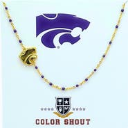 Color Shout Kansas State University Side Necklace