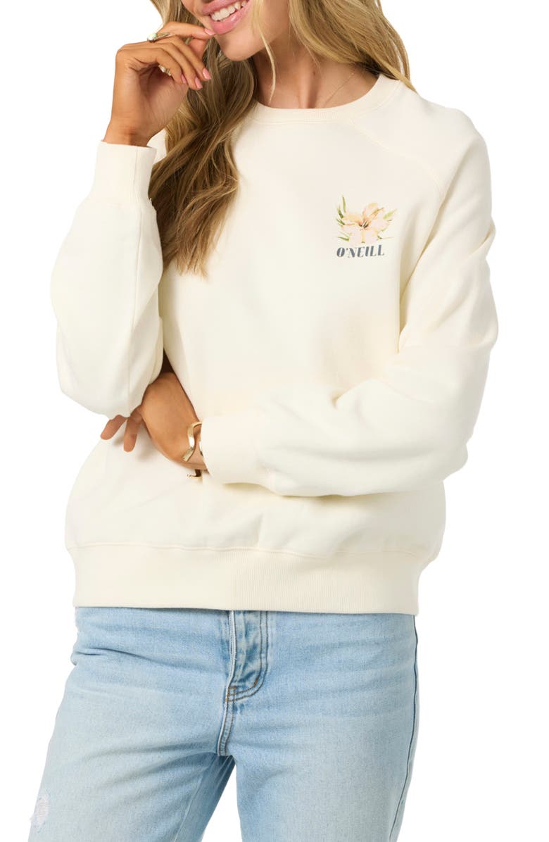 O'Neill Boardwalk Embroidered Graphic Sweatshirt, Main, color, 