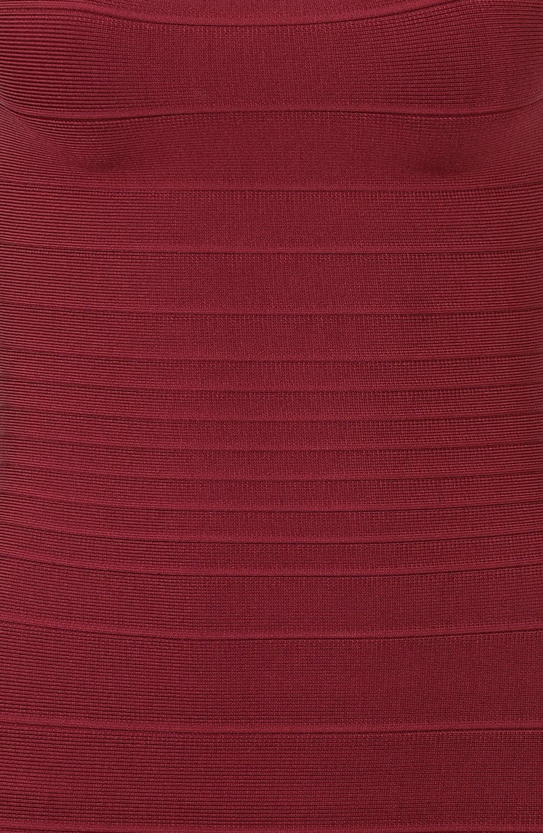 HOUSE OF CB The Body Bandage Minidress, Alternate, color, Ruby