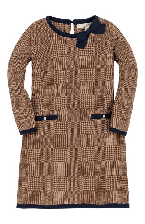 Baby Girls' Organic Bow Sweater Dress, Infant