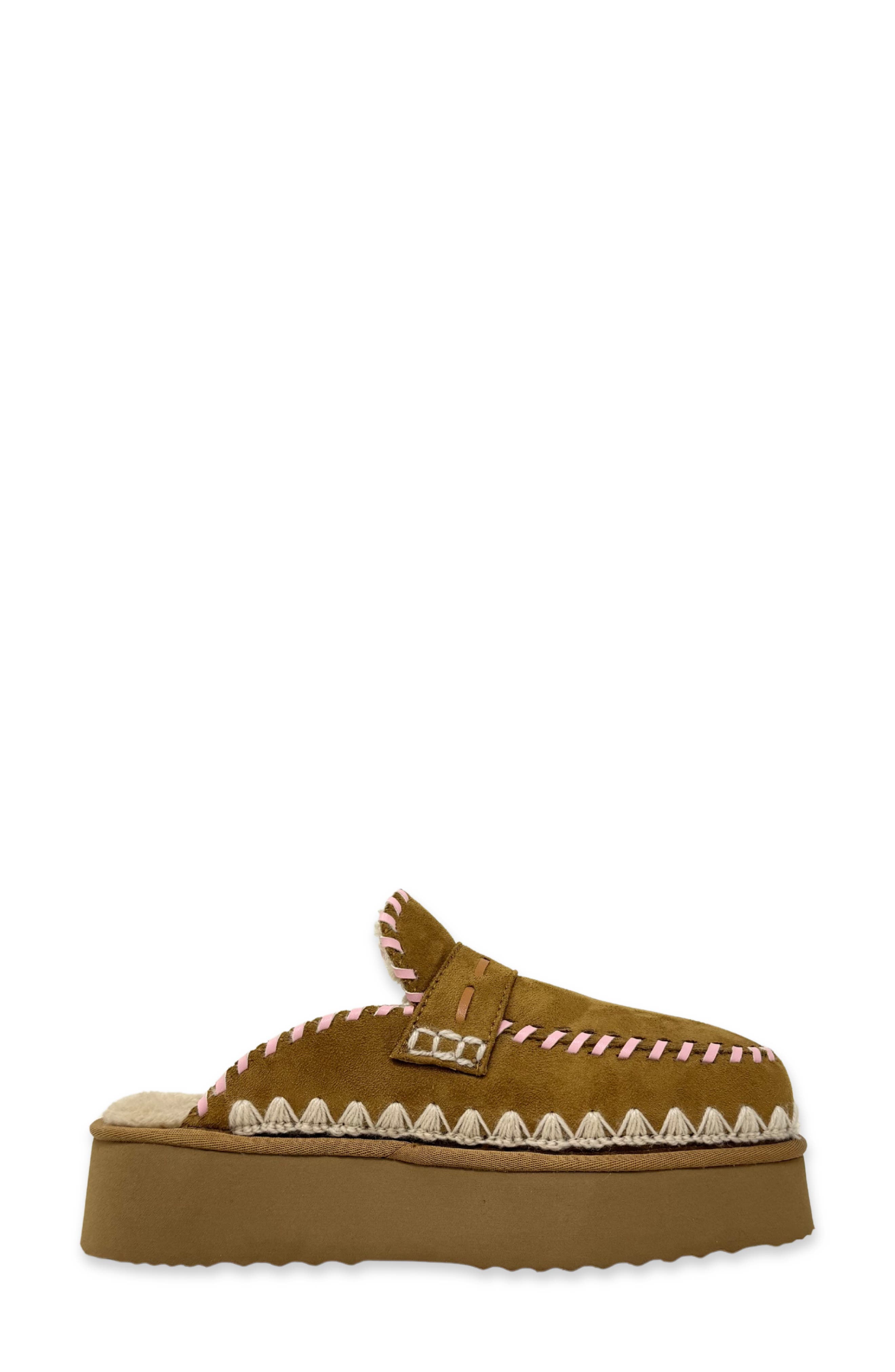 Lauryn Faux Suede Mule, Alternate, color, TAN