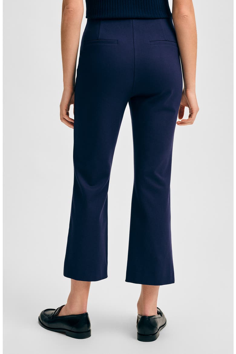Ponte Ankle Kick Flare Pants, Alternate, color, NAVY