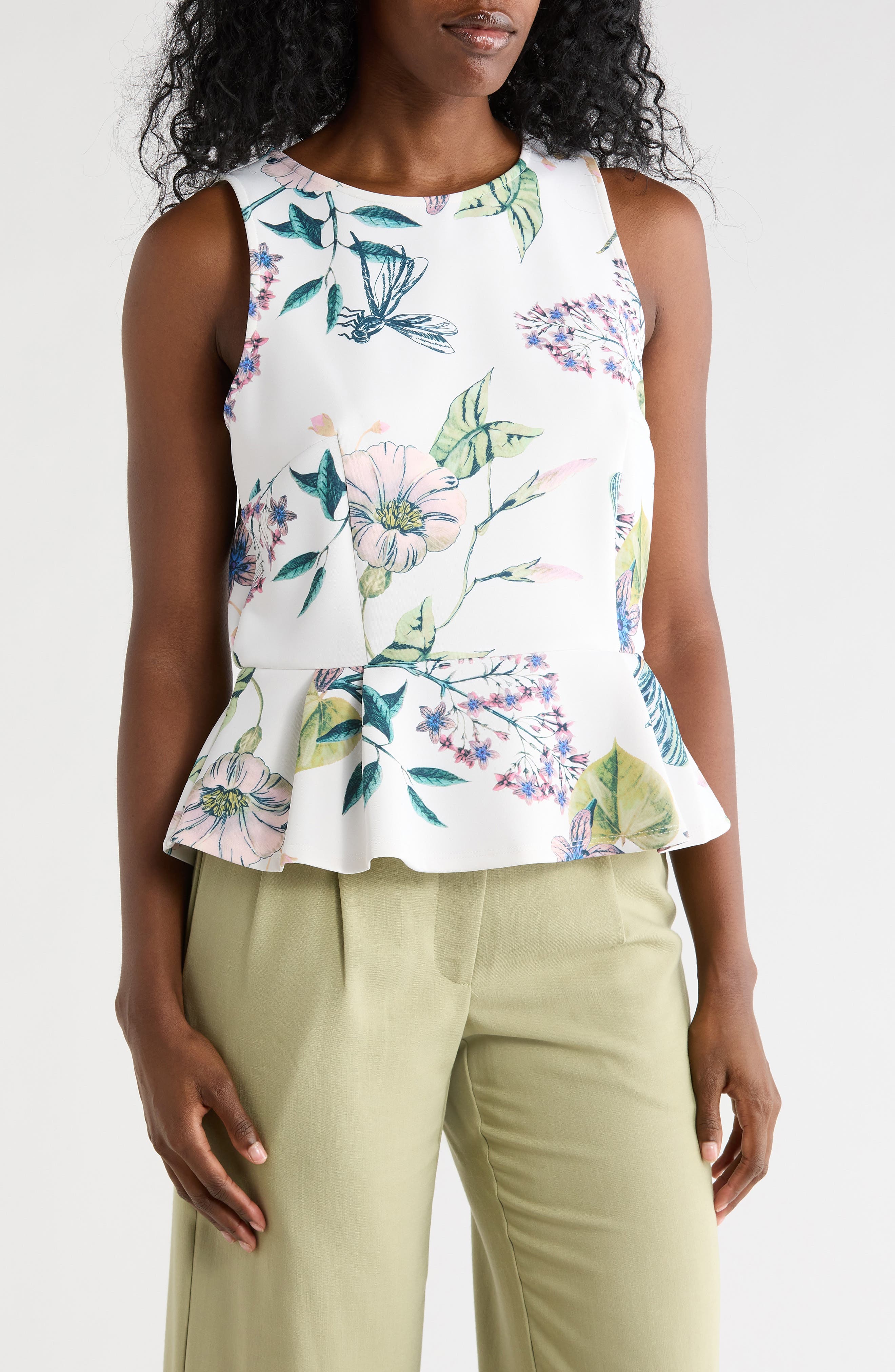 IVORY BOTANICAL PRINT