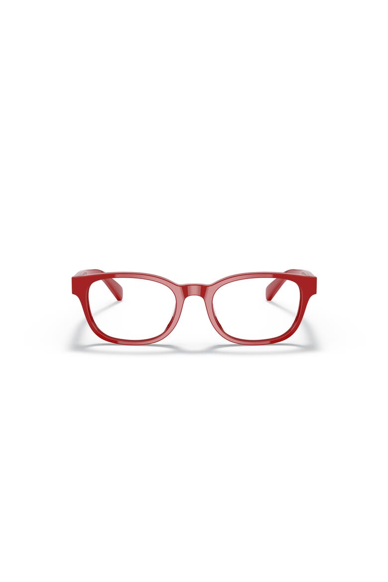 47mm Rectangle optical glasses, Alternate, color, Red