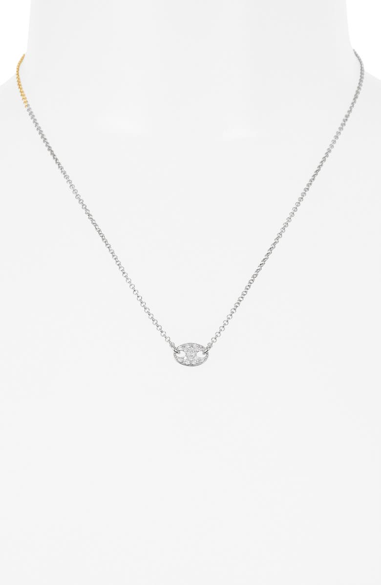 MESHMERISE Pavé Diamond Pendant Necklace - 0.15ct., Alternate, color, Silver