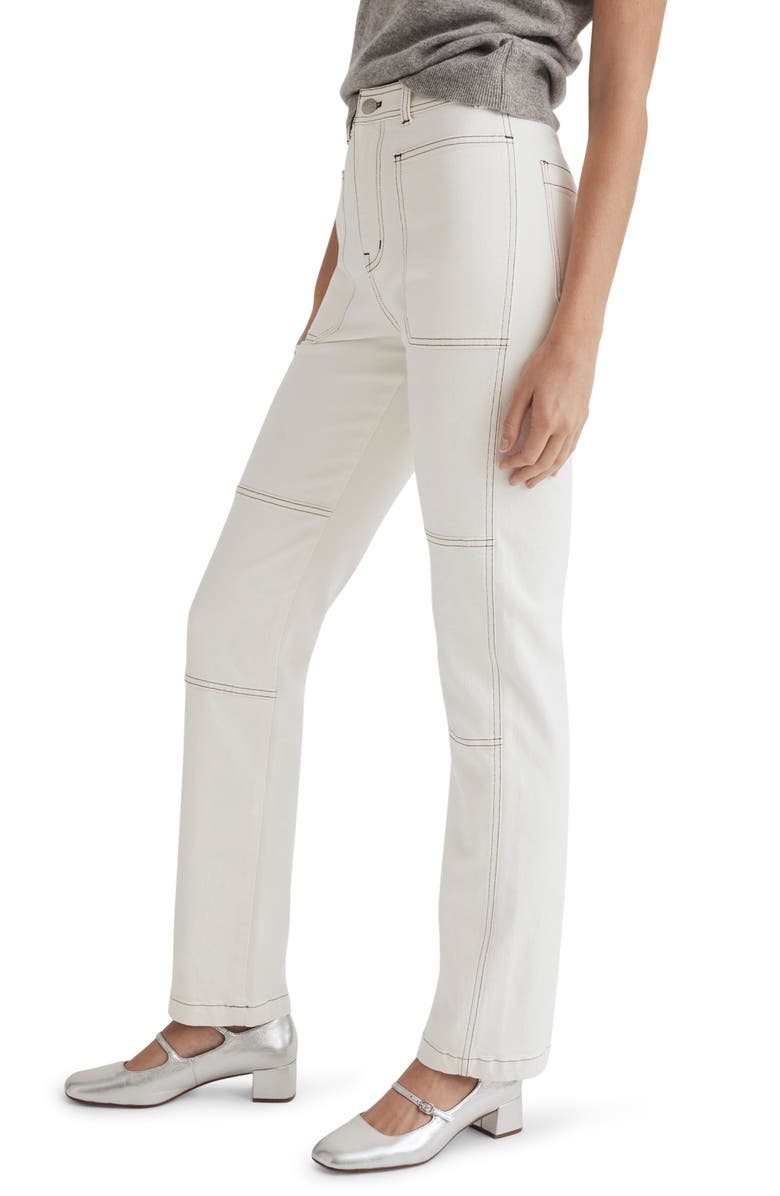 Madewell The '90s Straight Cargo Jeans, Alternate, color, Lighthouse