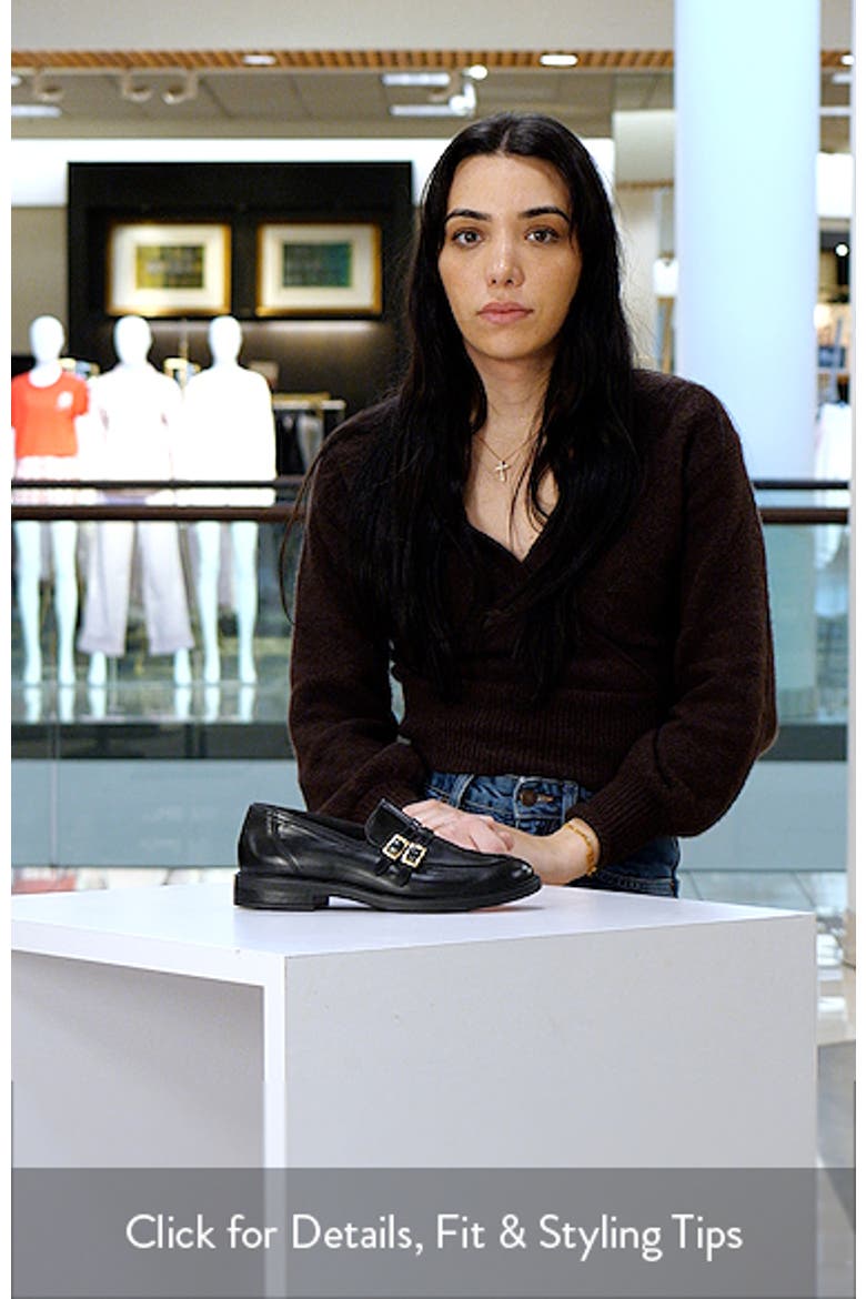 Caspian Two Buckle Leather Loafer video