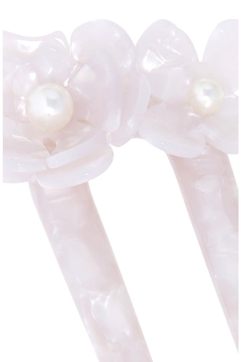 Petunia Hair Pin, Alternate, color, MOTHER OF PEARL