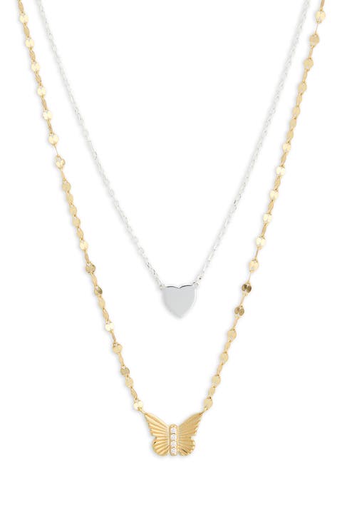 Two-Tone Layered Necklace
