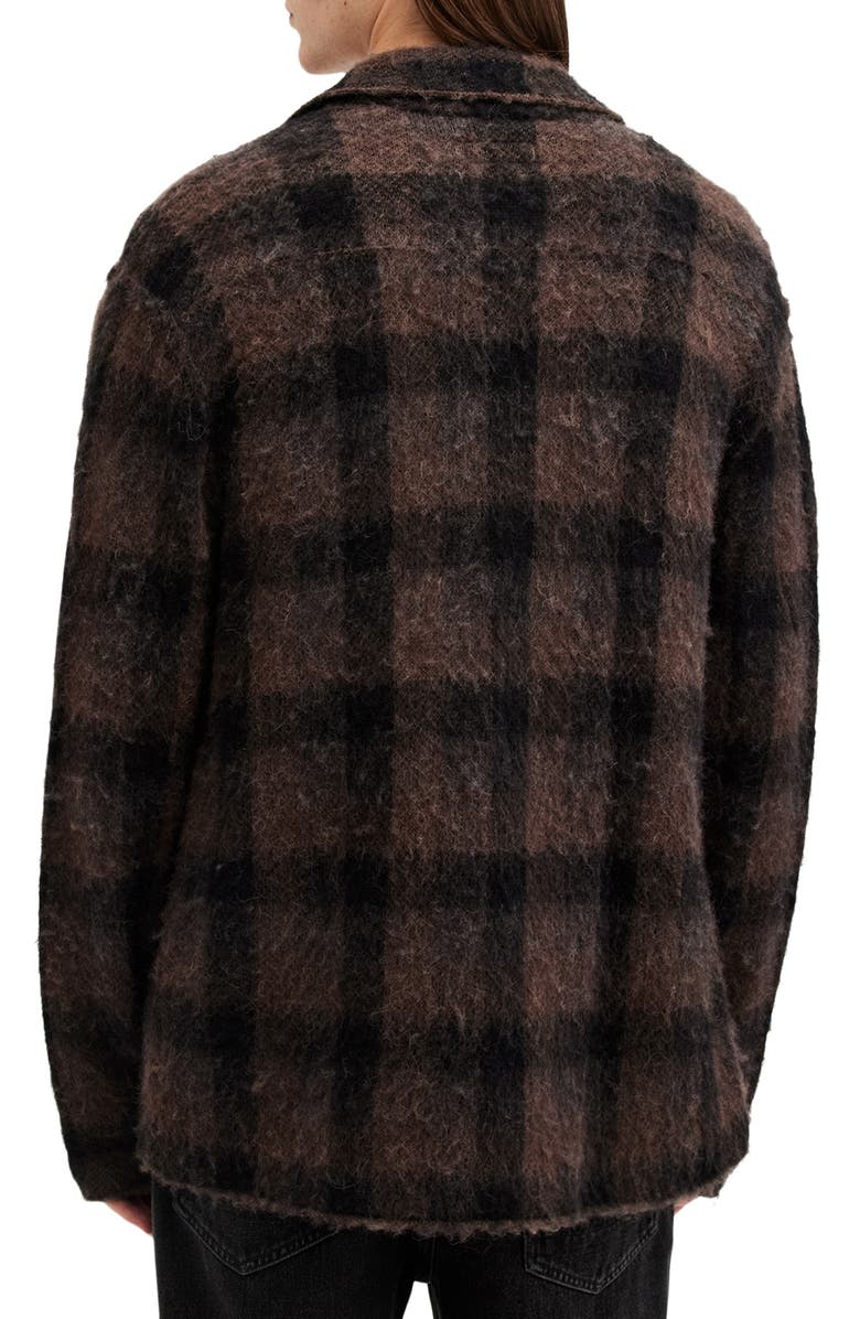 AllSaints Ash Plaid Shirt Jacket, Alternate, color,