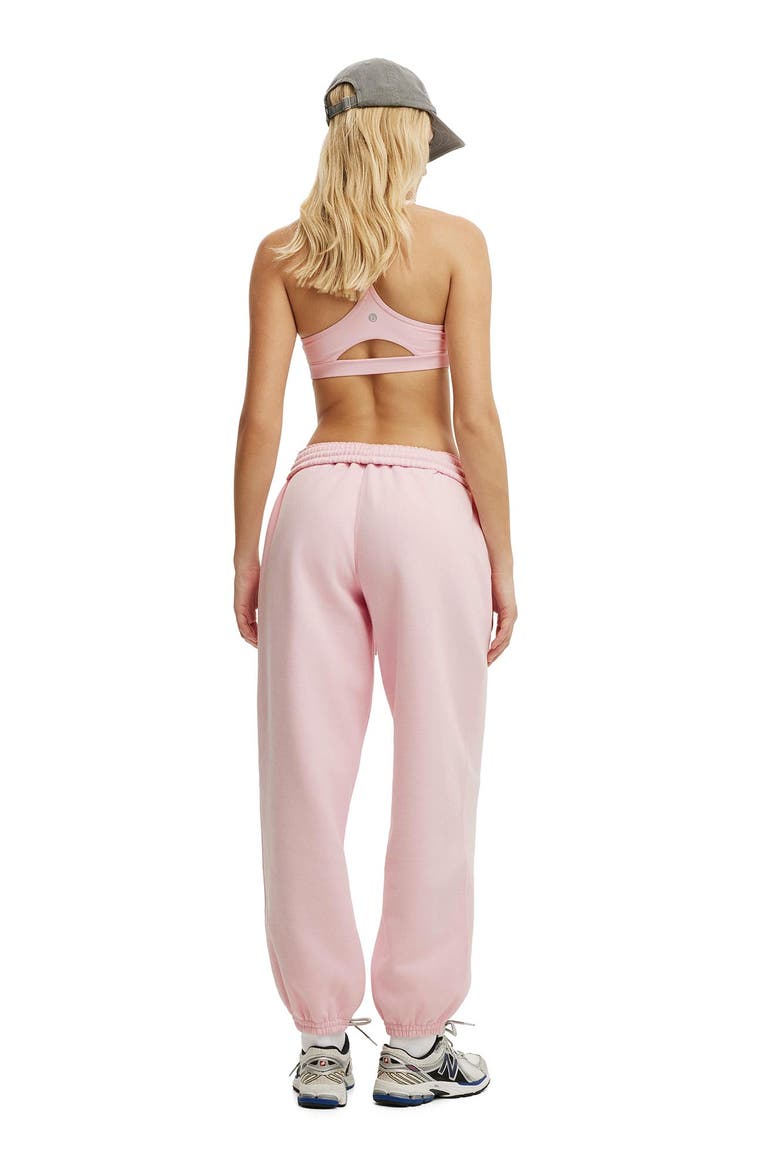 Women's Active Plush Boyfriend Jogger, Alternate, color, Cherry Dream