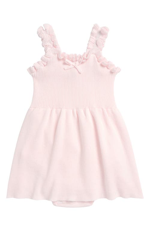 Nordstrom Ruffle Accent Skirted Sweater Bodysuit In Pink Pretty